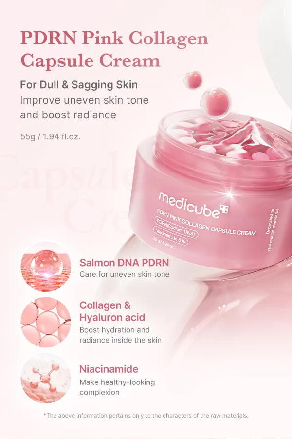 Medicube - PDRN Pink Collagen Capsule Cream [55g]