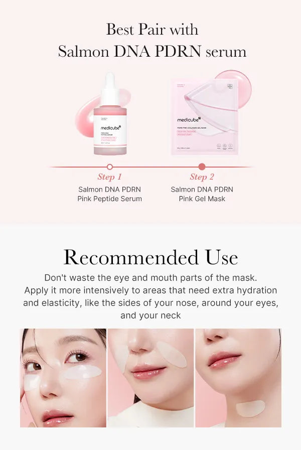 Medicube - PDRN Pink Collagen Gel Mask Set (4 sheets)